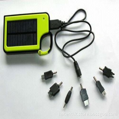 1,450mAh Portable Universal Solar Powered Battery Bank for Mobile Phones with USB Output